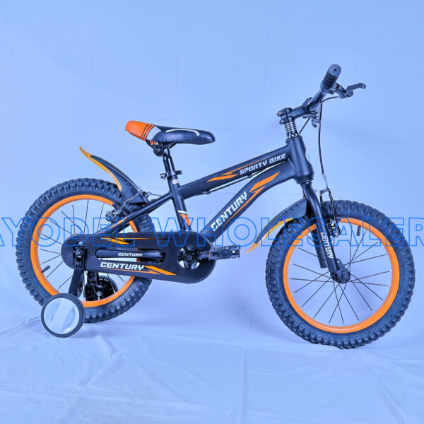 Century Size 16 Kids Bicycle – Steel Frame & Training Wheels (Ages 4–7)