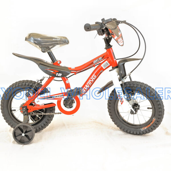 Swing Bike Kids Bicycle Size 12 – Steel Frame, Adjustable Seat & Bell (Ages 2–4 Years)