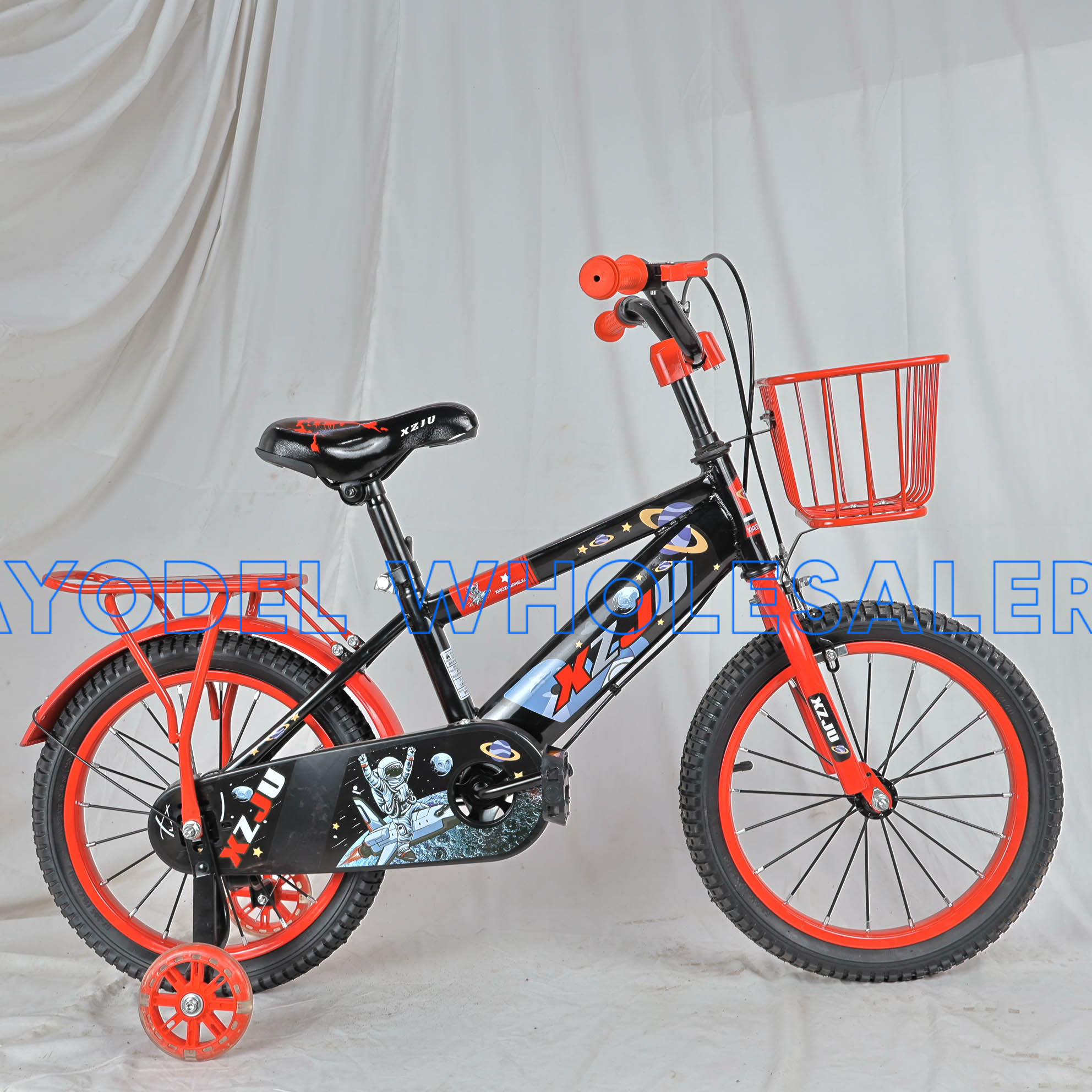 Molibb Size 16 Kids Bicycle – Steel Frame, Training Wheels, Horn & Free Water Bottle (Ages 4–7) - Image 2