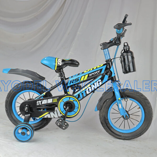 YJTong Kids Bicycle Size 12 – Steel Frame, Adjustable Seat & Free Water Bottle (Ages 2–4 Years)