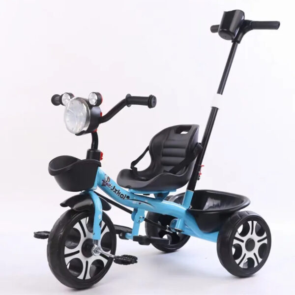Children's Pedal Ride Tricycle with Parental Guidance holder main