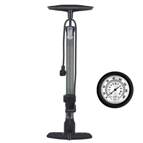 Hand pump Inflator With barometer main