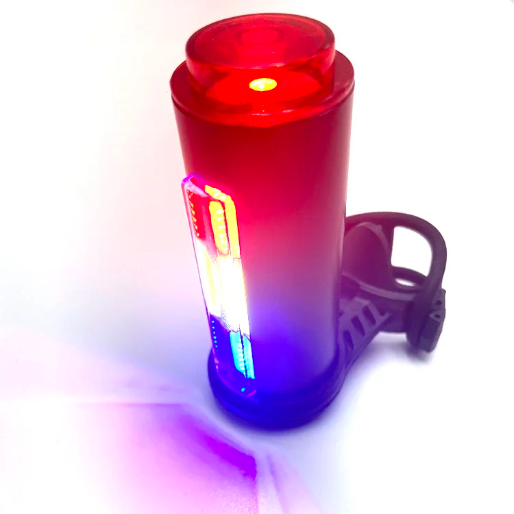 360 Degree USB Rechargeable Bicycle Laser Tail Light main
