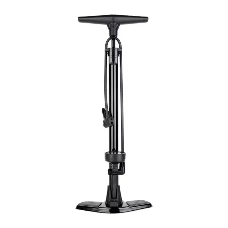 Hand pump Inflator With barometer detail 1