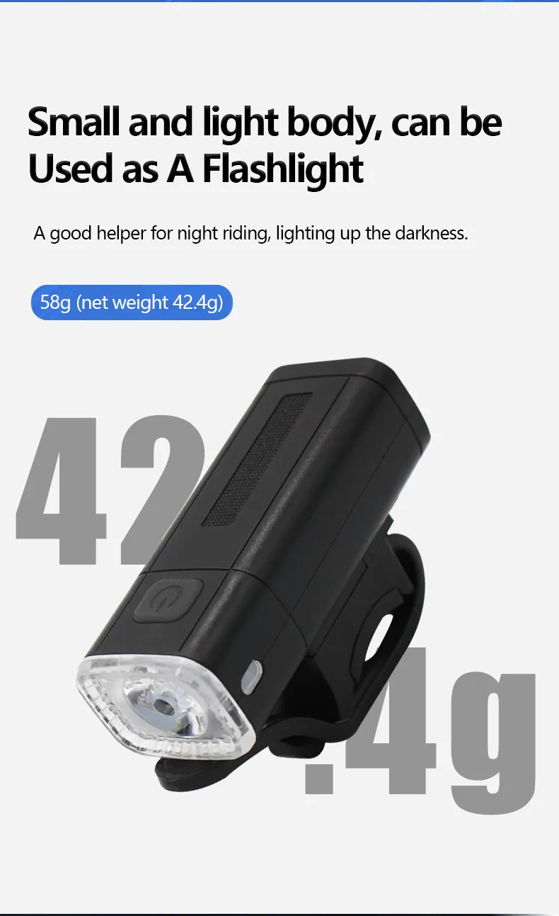 USB Rechargeable LED Cycling Lamp detail 1