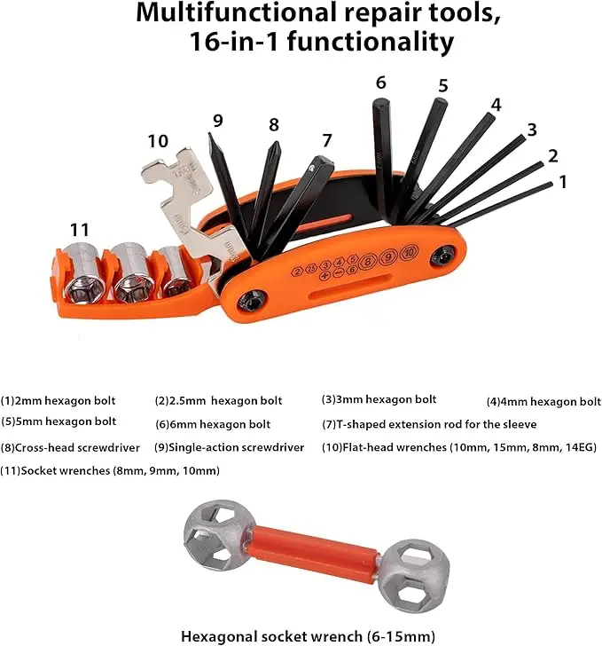 Bike Repair Tool Kit detail 2