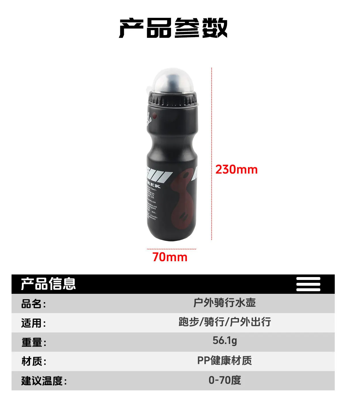 Bicycle Plastic Water Bottles detail 3