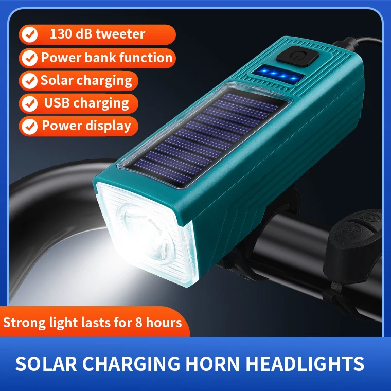 Solar Powered Bike Led Lights detail 1