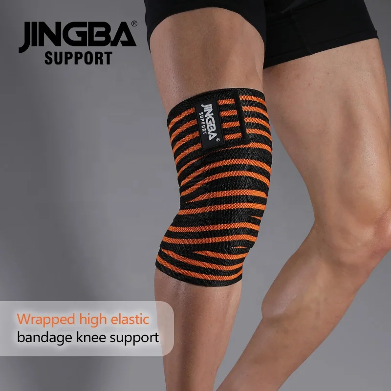 JINGBA Adjustable Durable Knee Support Wraps detail 1