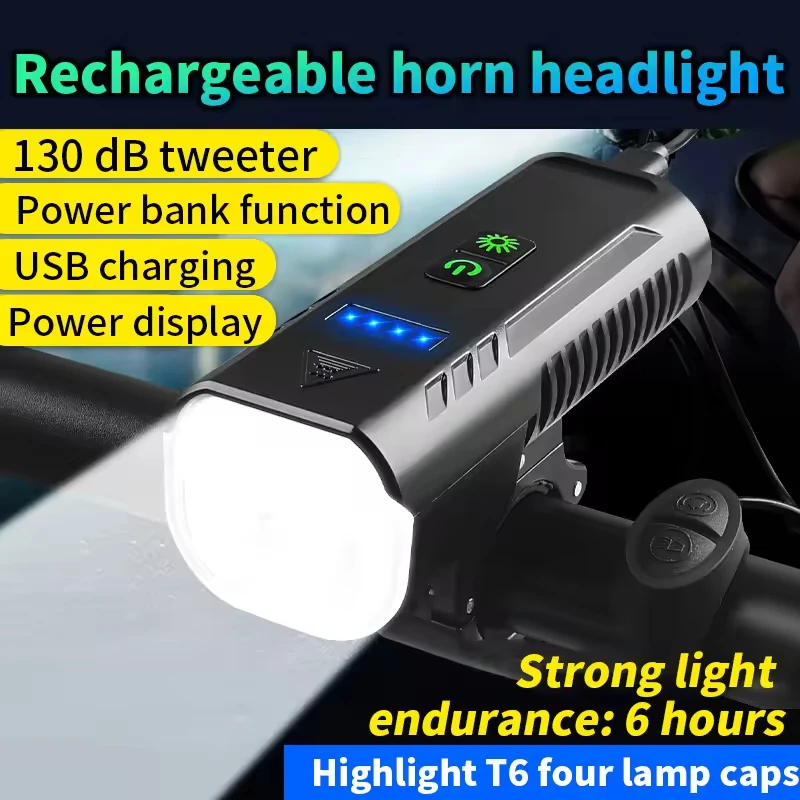 Front 4T6 LED Bicycle Light detail 3