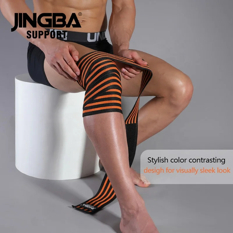 JINGBA Adjustable Durable Knee Support Wraps detail 2