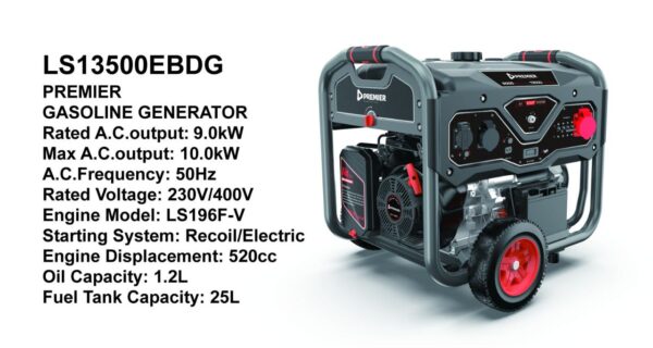 Premier gasoline generators main