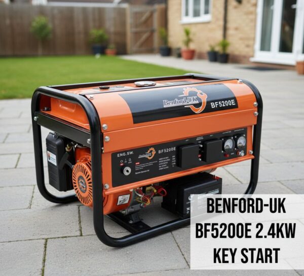 Benford-UK BF5200E 2.4KW portable generator. main