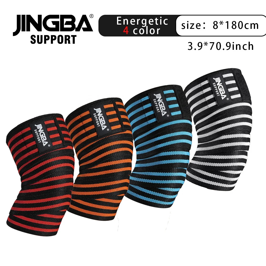 JINGBA Adjustable Durable Knee Support Wraps detail 3