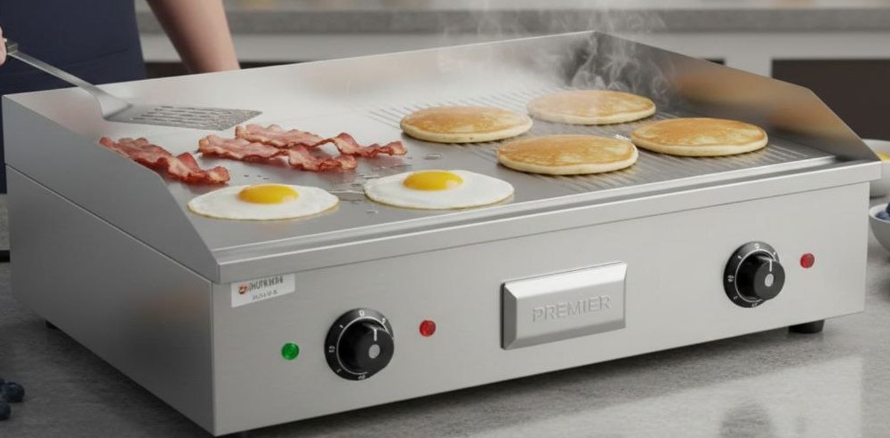 Commercial Electric Griddle detail 1