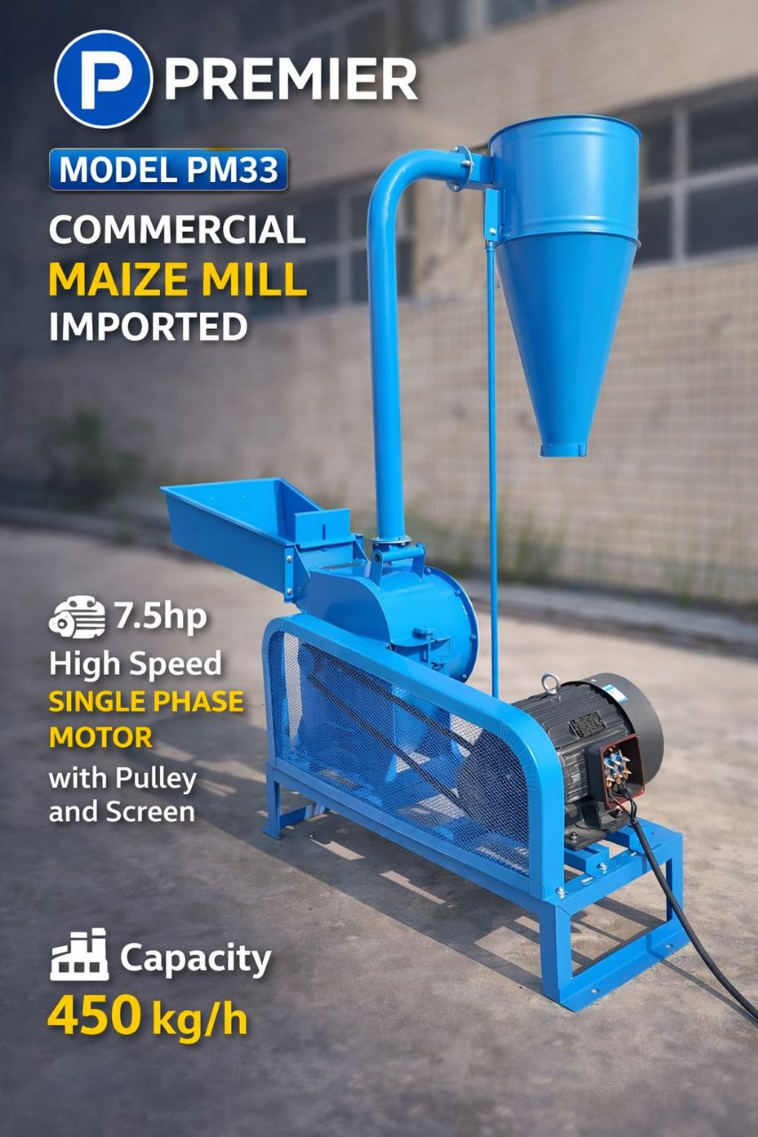 Premier PM33 Commercial Maize Mill detail 1