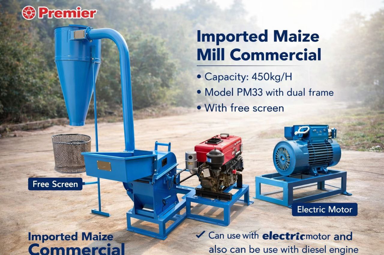 Premier PM33 Commercial Maize Mill detail 2