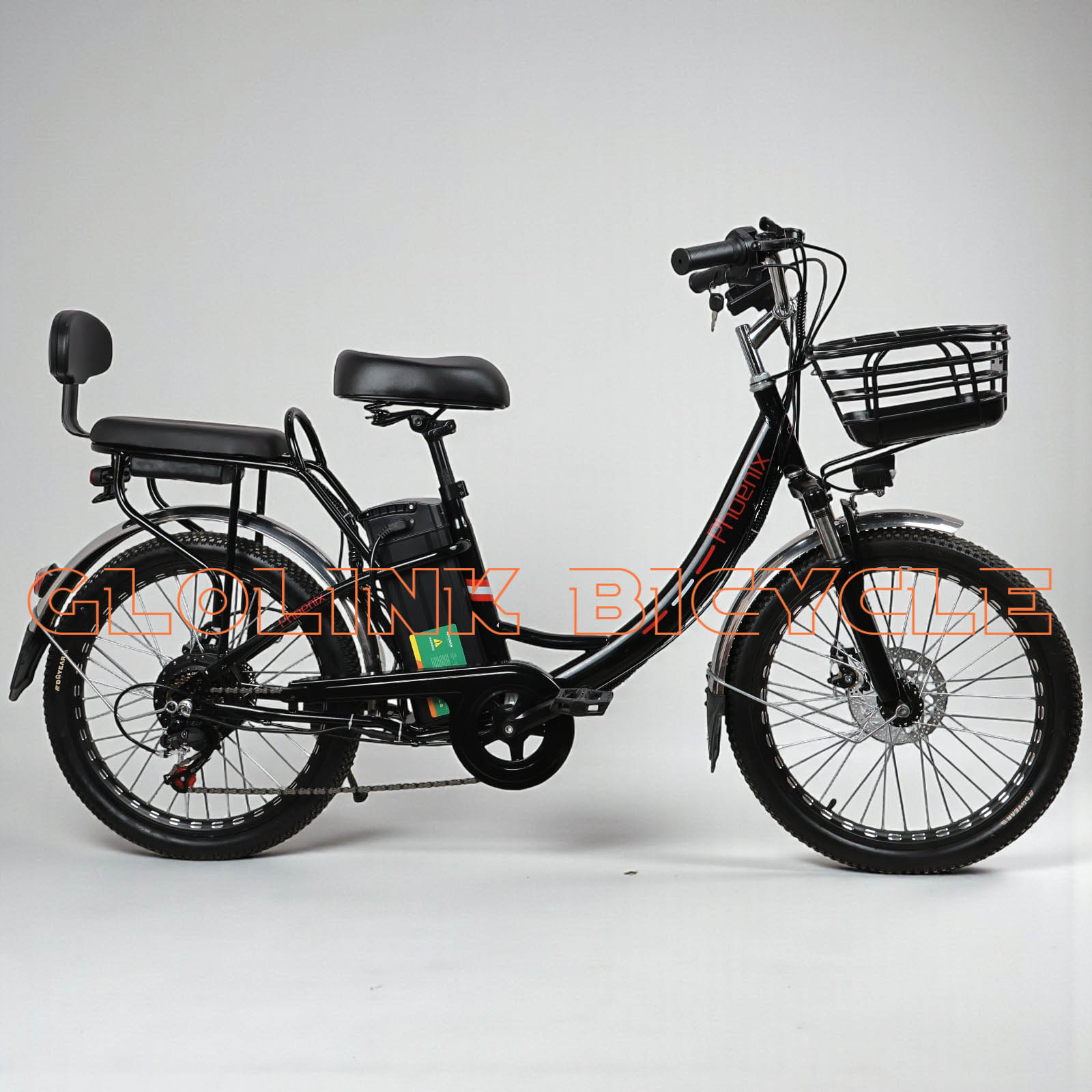 7-Speed Electric Bike 48V 20Ah – 24” / 26” Rear Motor E-Bike