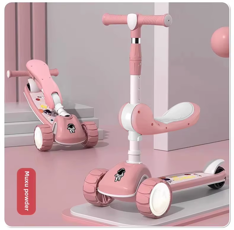 Three-Wheel Kids Scooter (Ages 1–12 Years) | Baby Boys & Girls Scooter - Image 5
