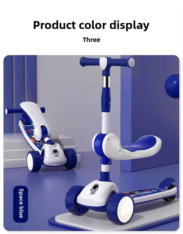 Three-Wheel Kids Scooter (Ages 1–12 Years) | Baby Boys & Girls Scooter