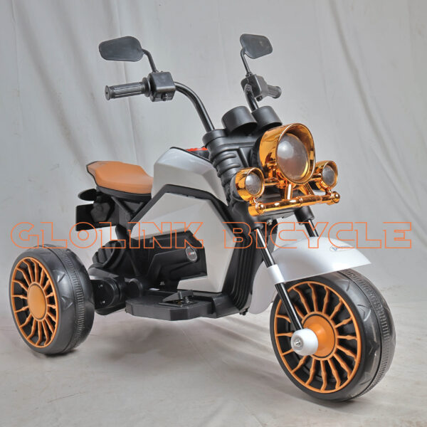 Children’s Electric Three-Wheeled Motorcycle Ride-On with Remote Control & Early Education (3-7 years)