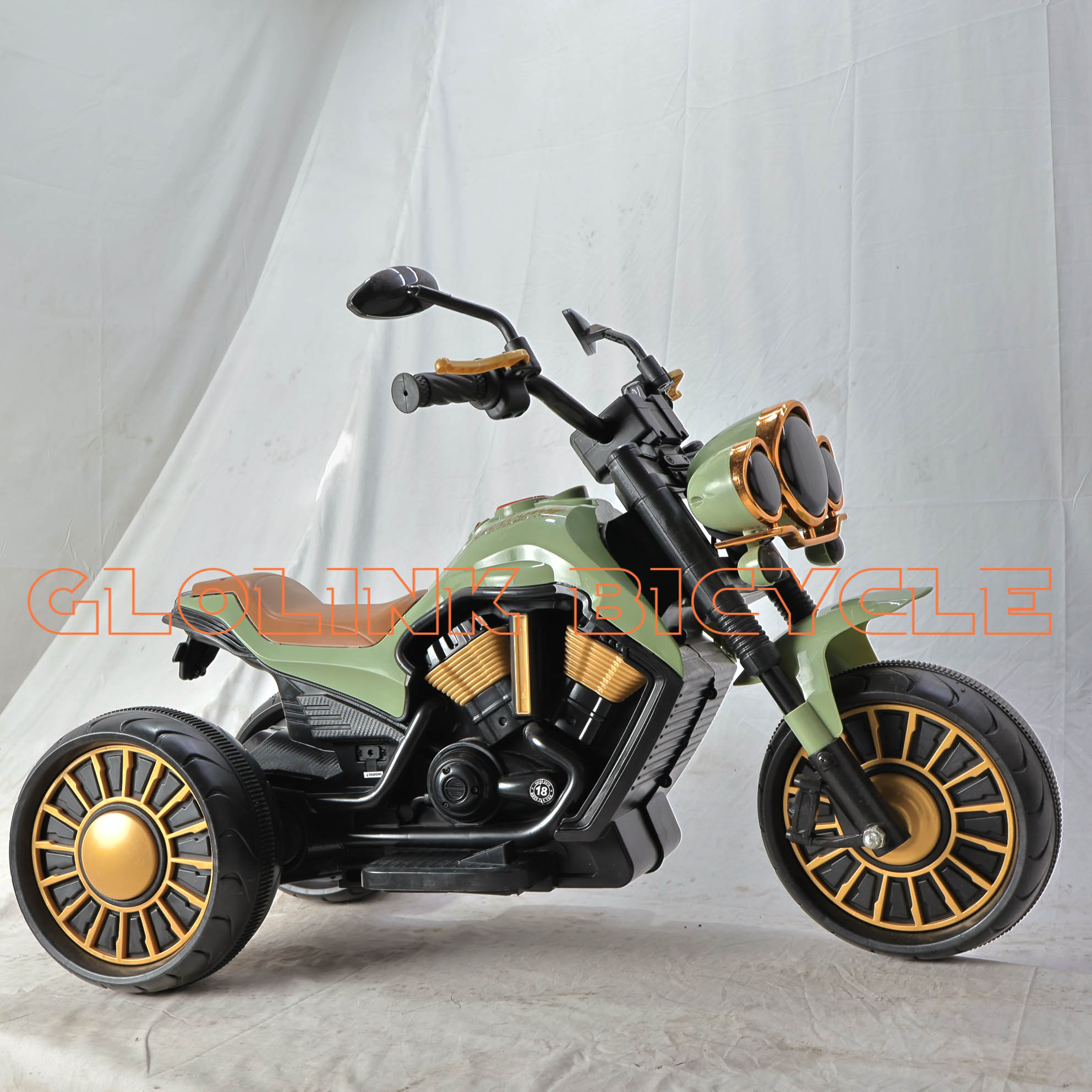 Children’s Electric Three-Wheeled Motorcycle Ride-On with Remote Control & Early Education (3-7 years) - Image 3