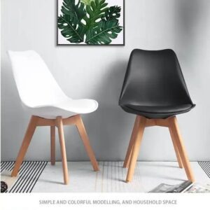 Nordic-style dining chair detail 3