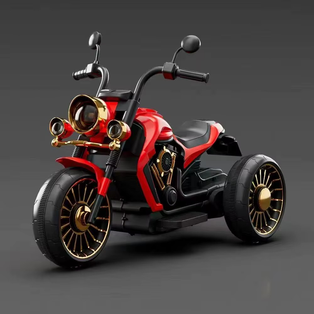 Children’s Electric Three-Wheeled Motorcycle Ride-On with Remote Control & Early Education (3-7 years) - Image 2