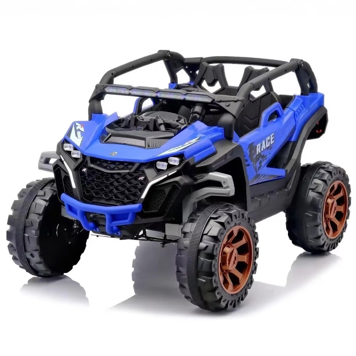 Electric Car for Kids 12V Battery Ride-On with Remote Control & LED Lights - Image 2