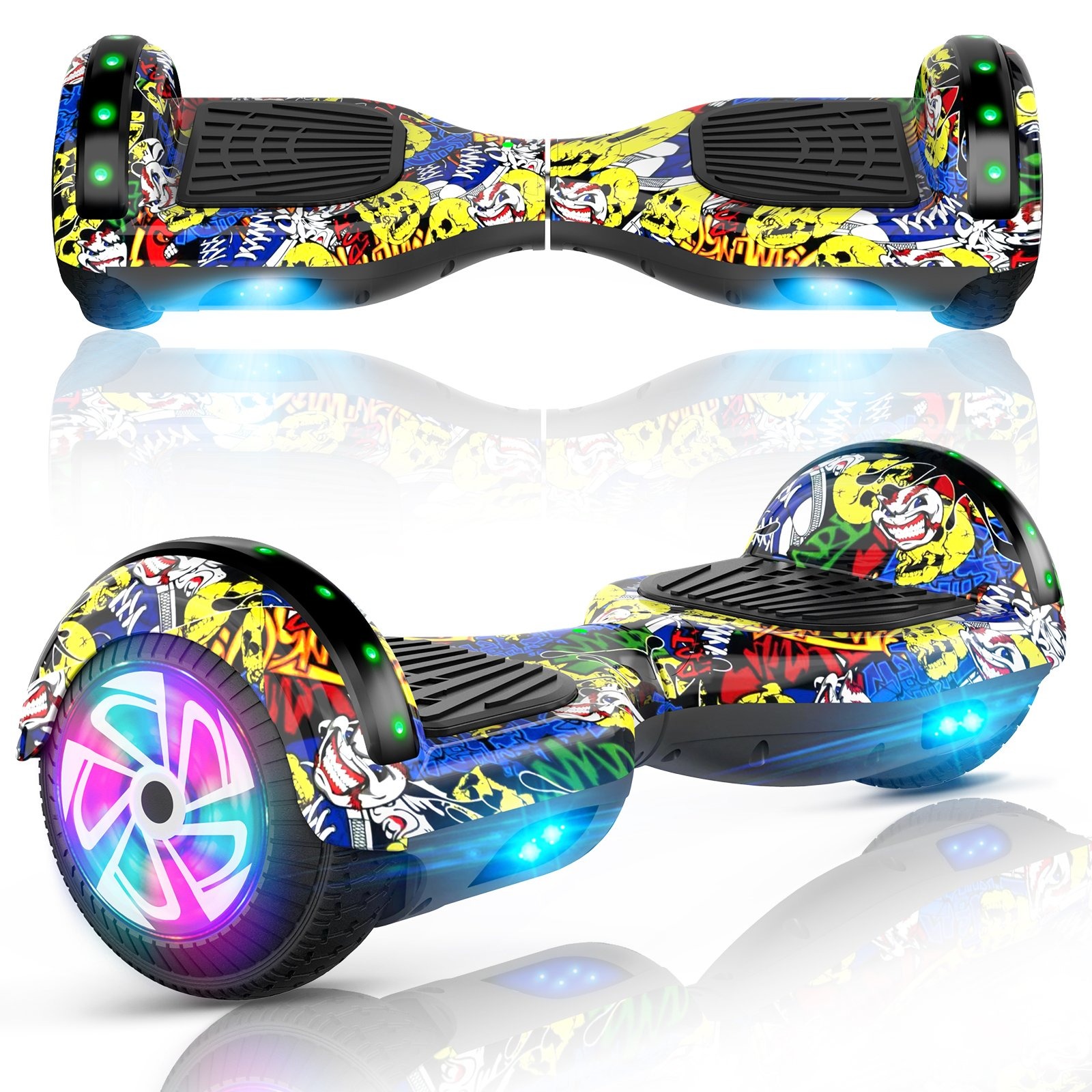 6.5-inch Self-Balancing Hoverboard with LED Lights & Charger (Teens & Adults) - Image 4