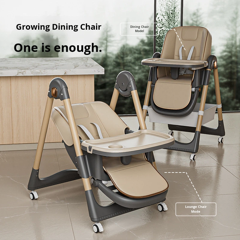 Baby Rocking & Dining Chair – Multifunctional Folding High Chair - Image 7
