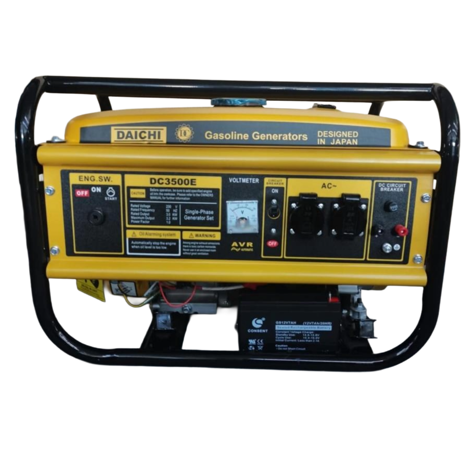 Daichi DC2500E & DC3500E gasoline generator detail 3