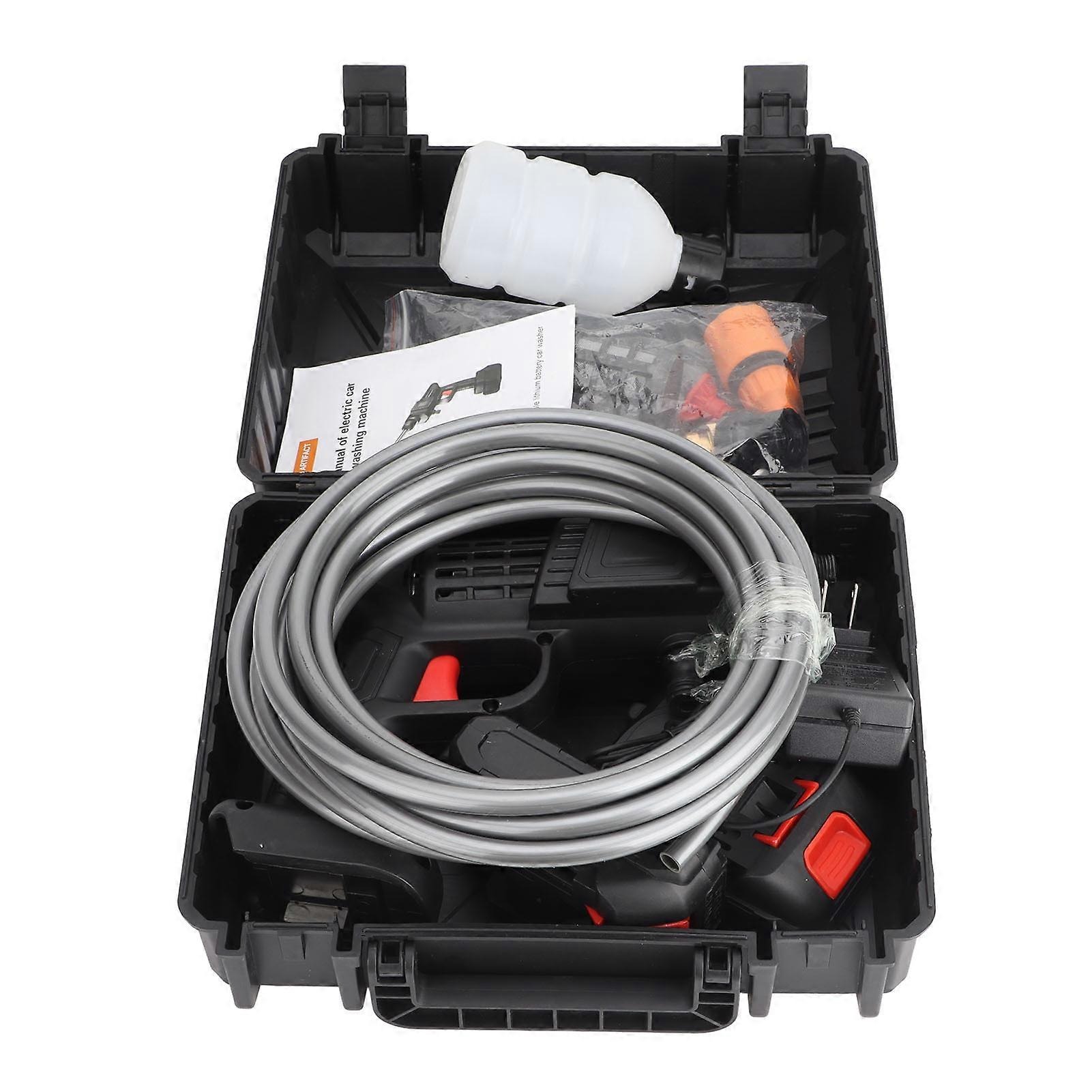 rechargeable, battery-operated car wash pressure washe detail 2