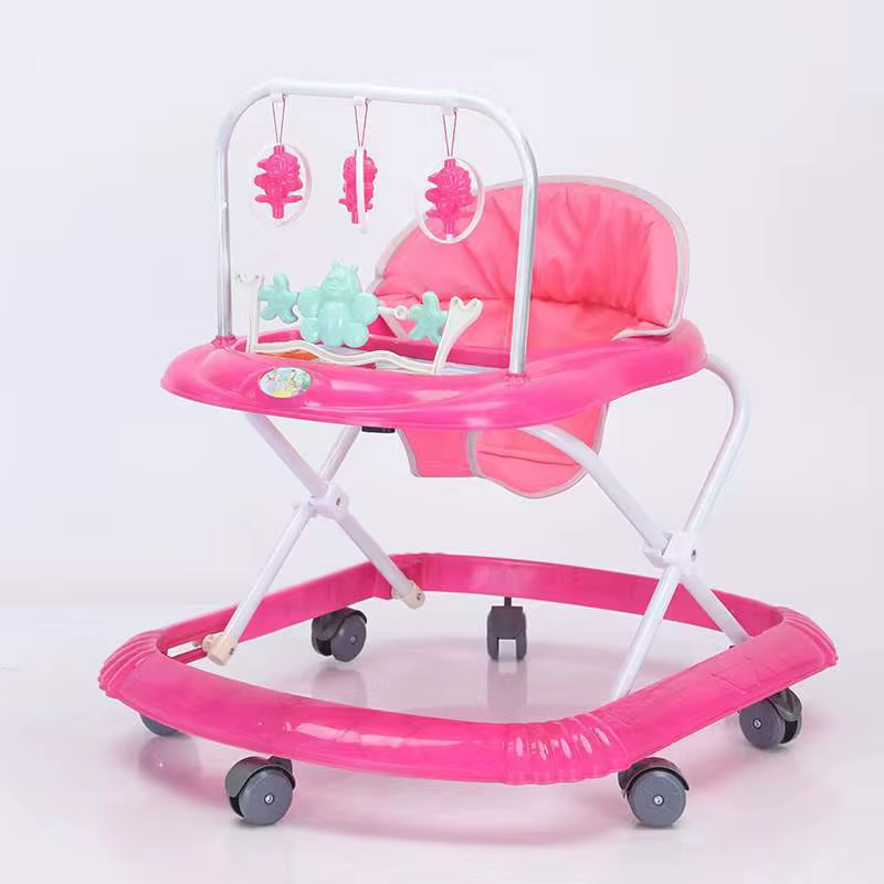 Baby Walker Anti-Rollover Anti-O-Leg (6–12 Months) – Green/Blue / Pink | In Stock - Image 4