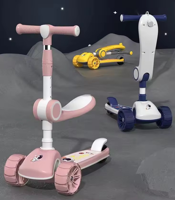 Children Scooter Kids Three in One Kick Kids Scooter for Children Toy