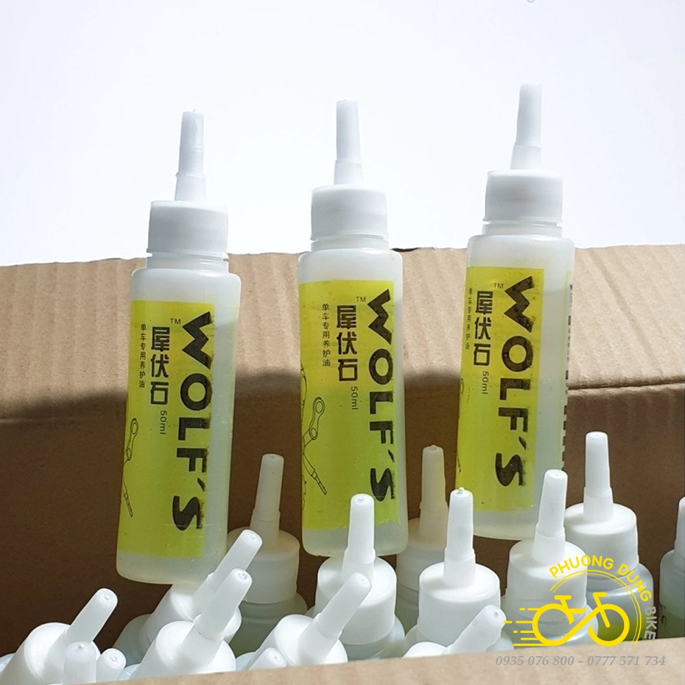 Wolf's Bicycle Maintenance Oil detail 3