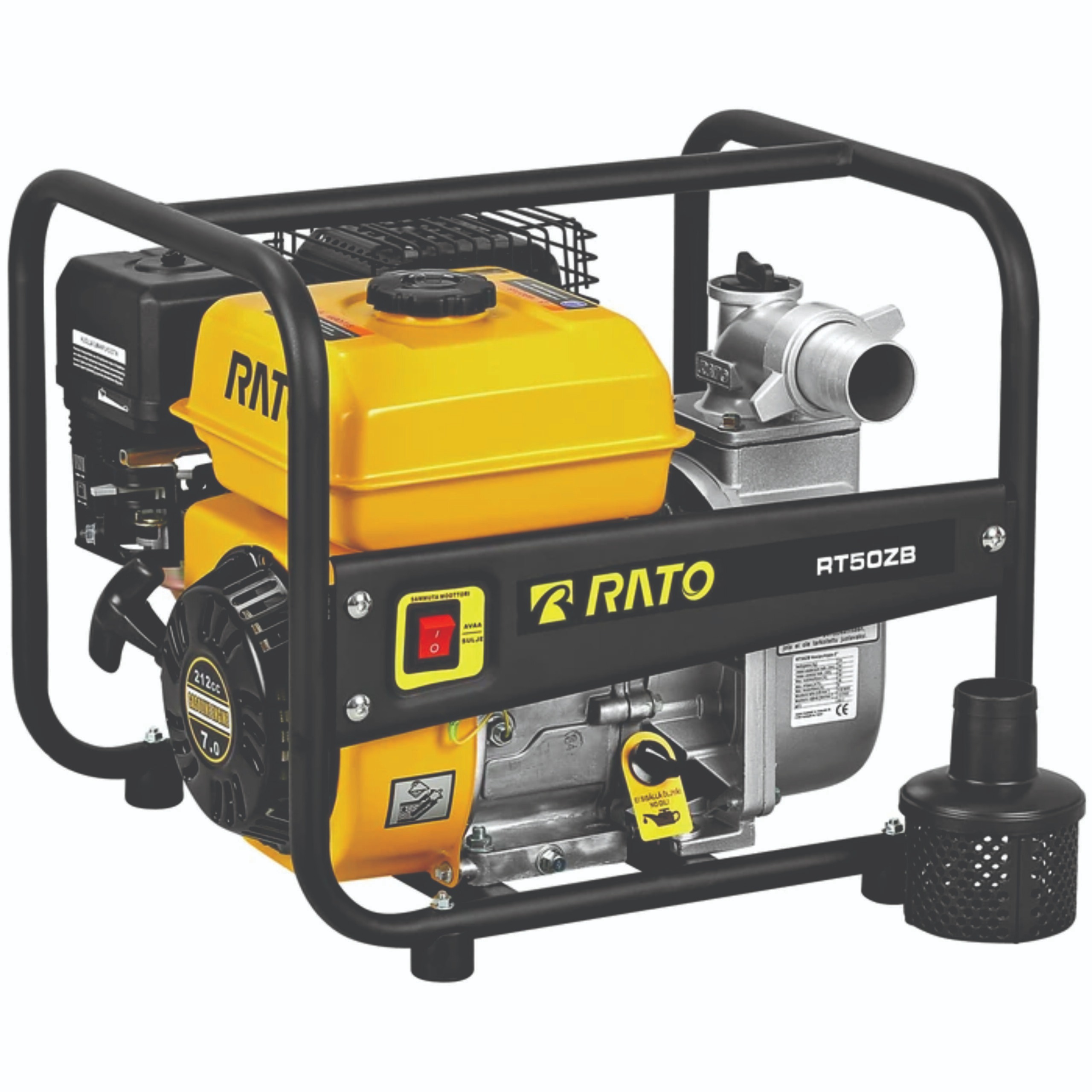 Rato petrol-driven water pump detail 2