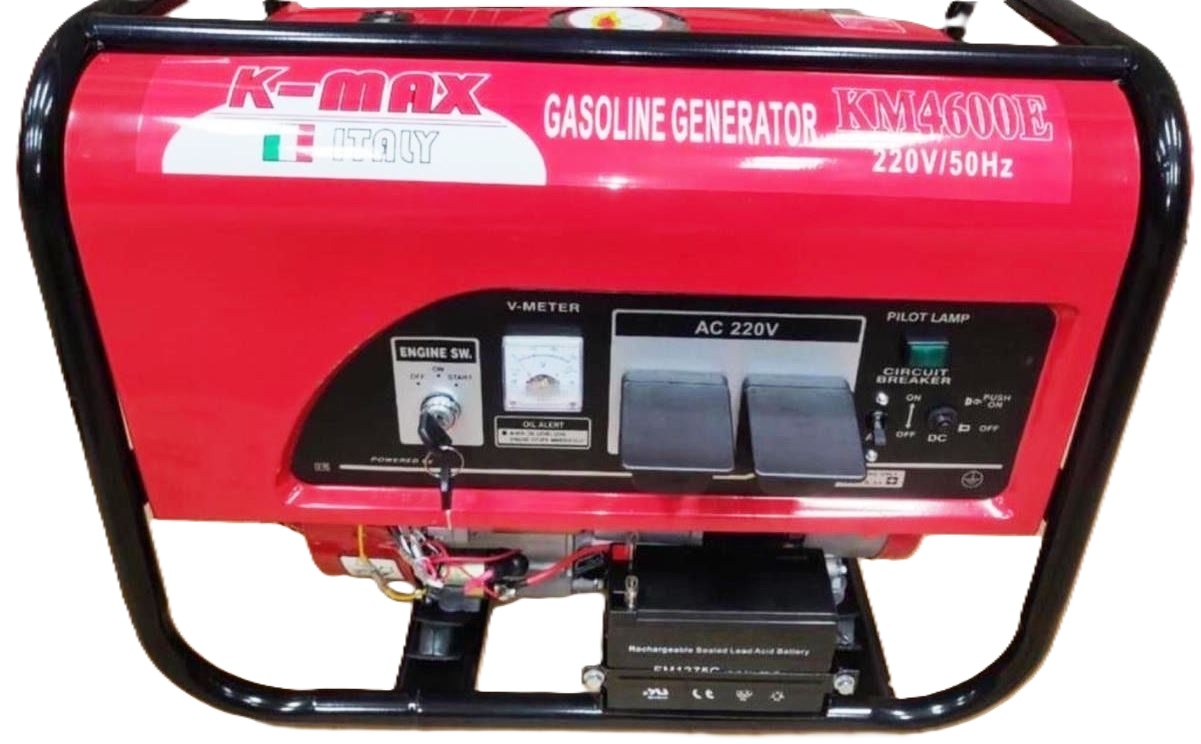 KMAX KM4600E gasoline generator detail 1