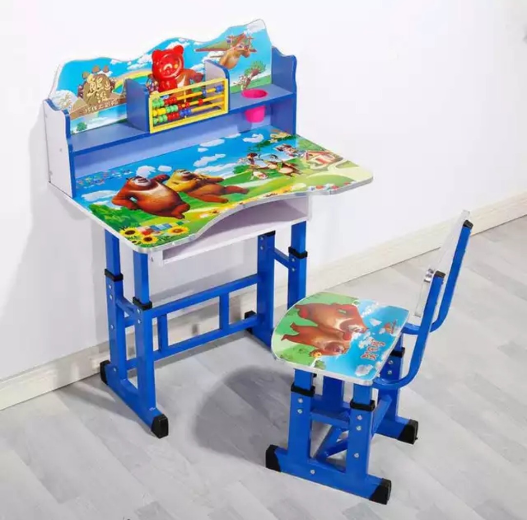 Adjustable Kids Study Desk and Chair Set – Ergonomic Learning Furniture - Image 2