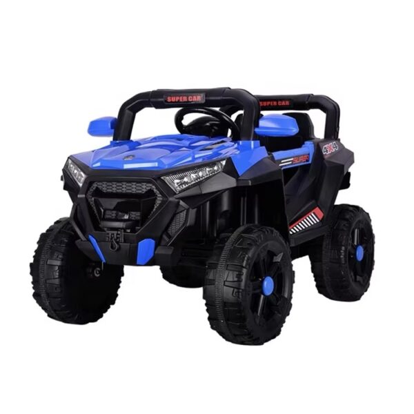 Kids Electric Ride-On Car with Swing Function, Bluetooth & LED Headlights