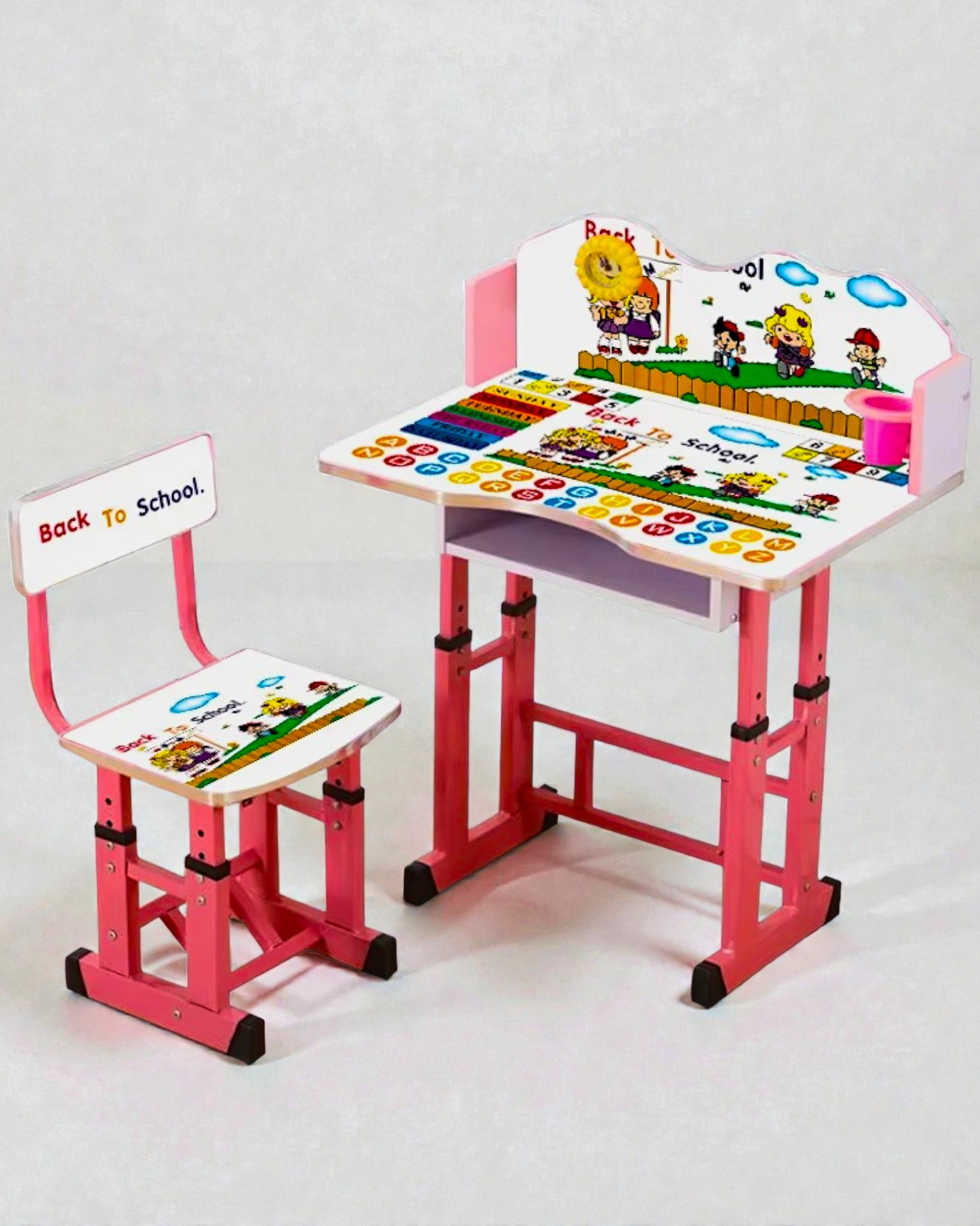 Adjustable Kids Study Desk and Chair Set – Ergonomic Learning Furniture