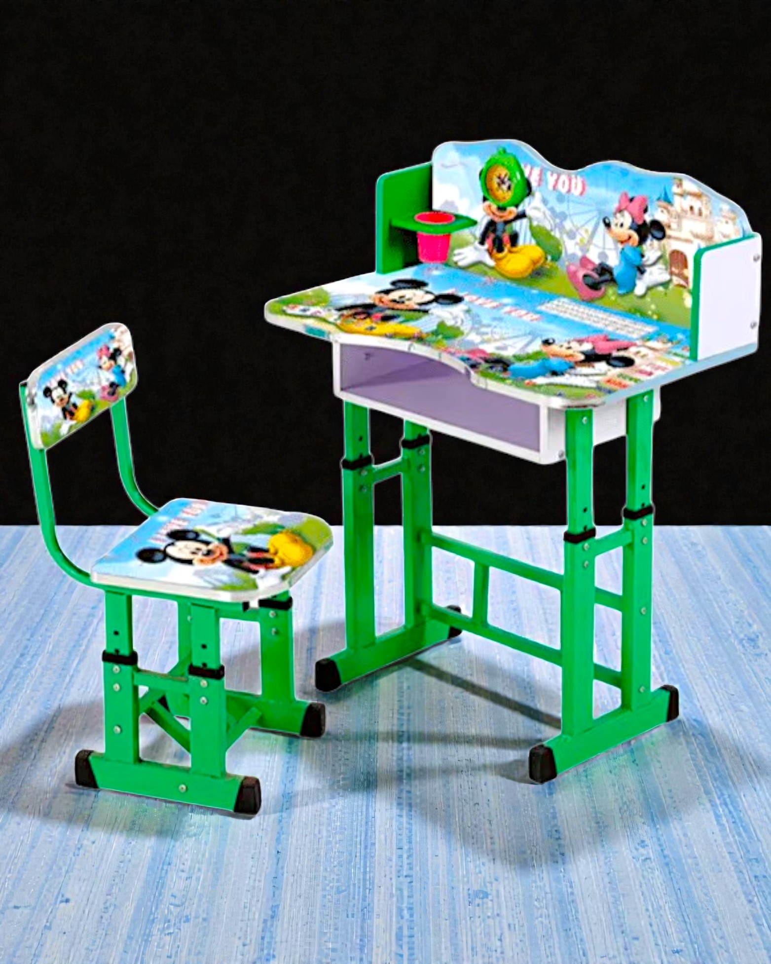 Adjustable Kids Study Desk and Chair Set – Ergonomic Learning Furniture - Image 4